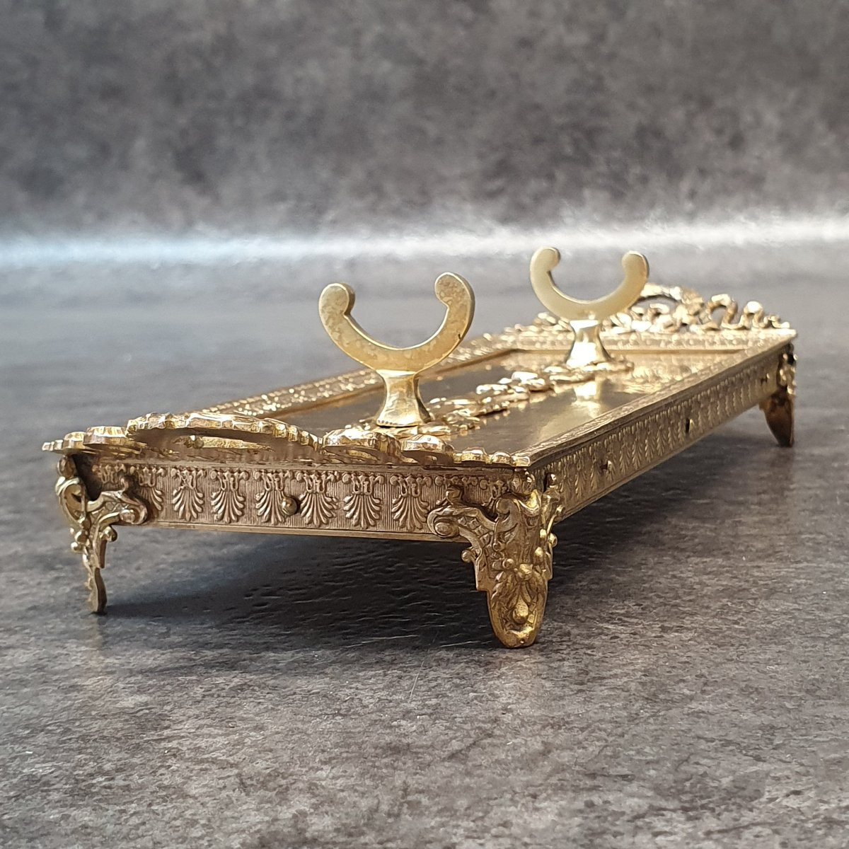 Louis XVI Bronze Pen Holder-photo-7
