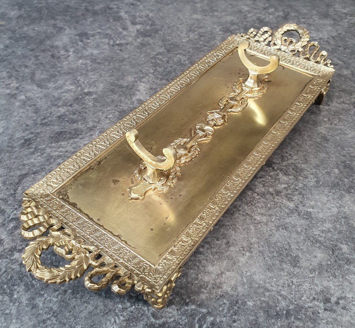 Louis XVI Bronze Pen Holder