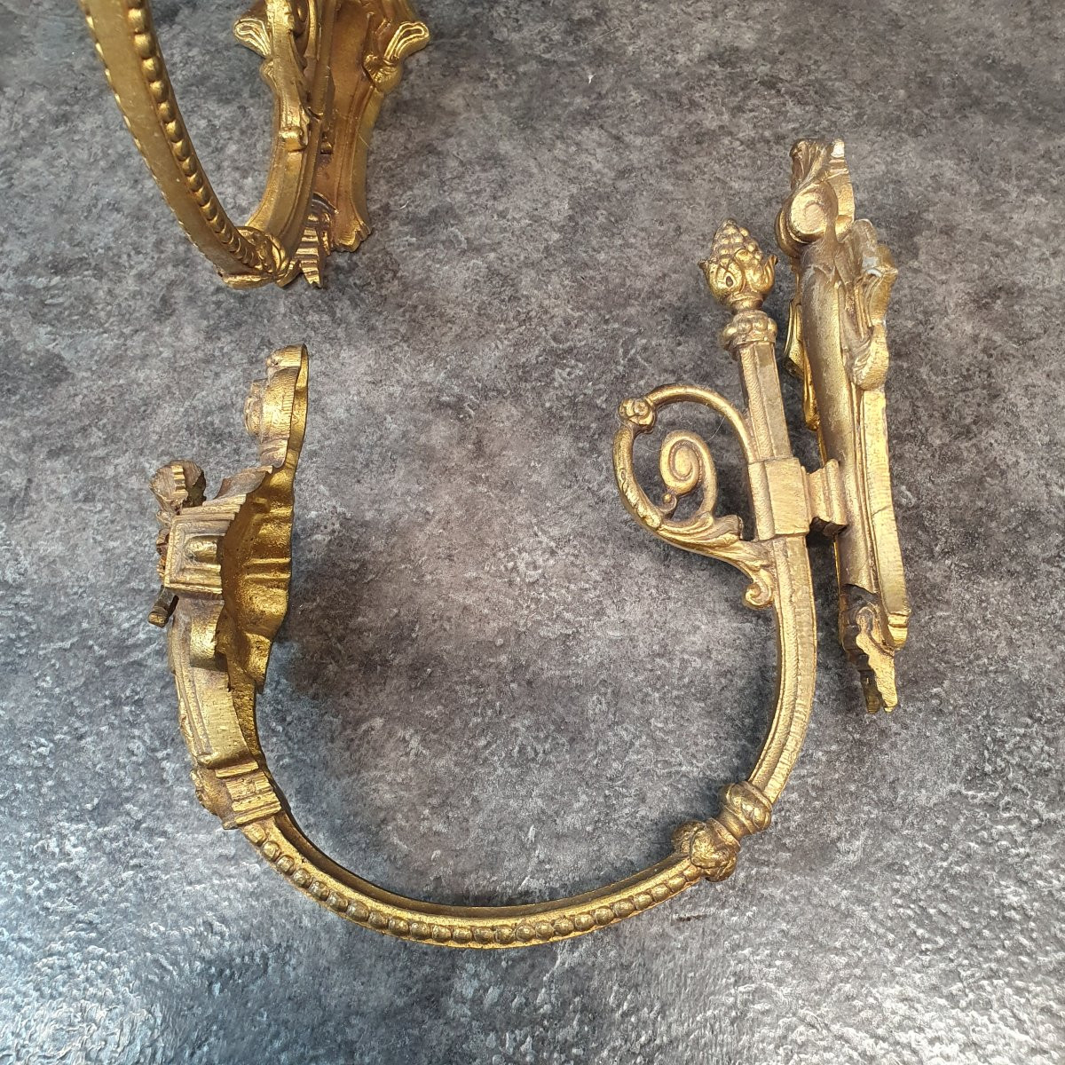 Pair Of Louis XVI Bronze Embrasures-photo-4