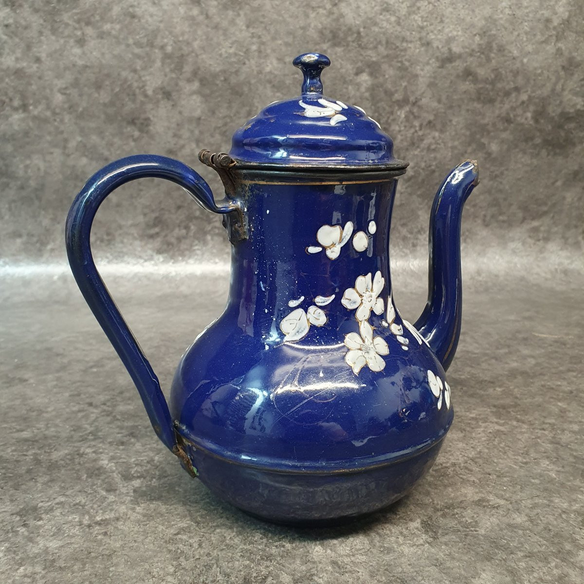 Blue Enamel Coffee Pot-photo-1