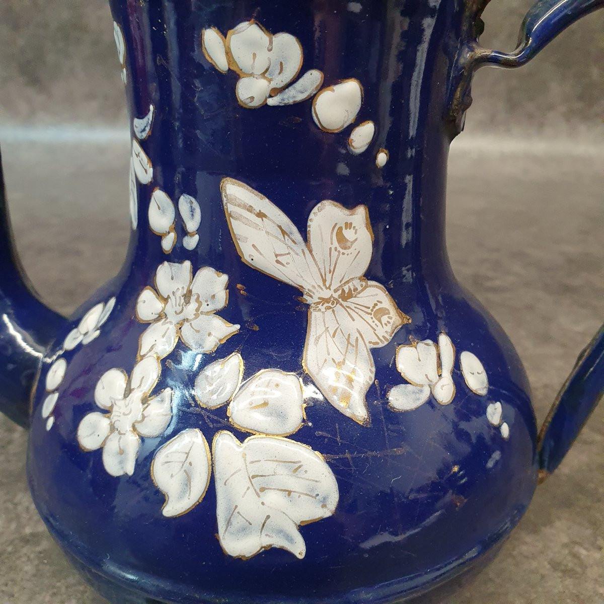 Blue Enamel Coffee Pot-photo-5