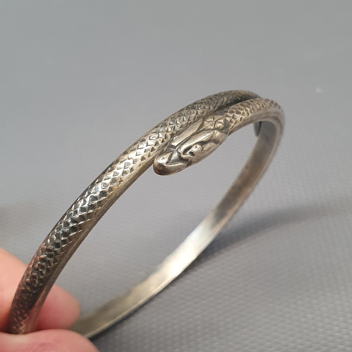 Art Deco Snake Bracelet-photo-2