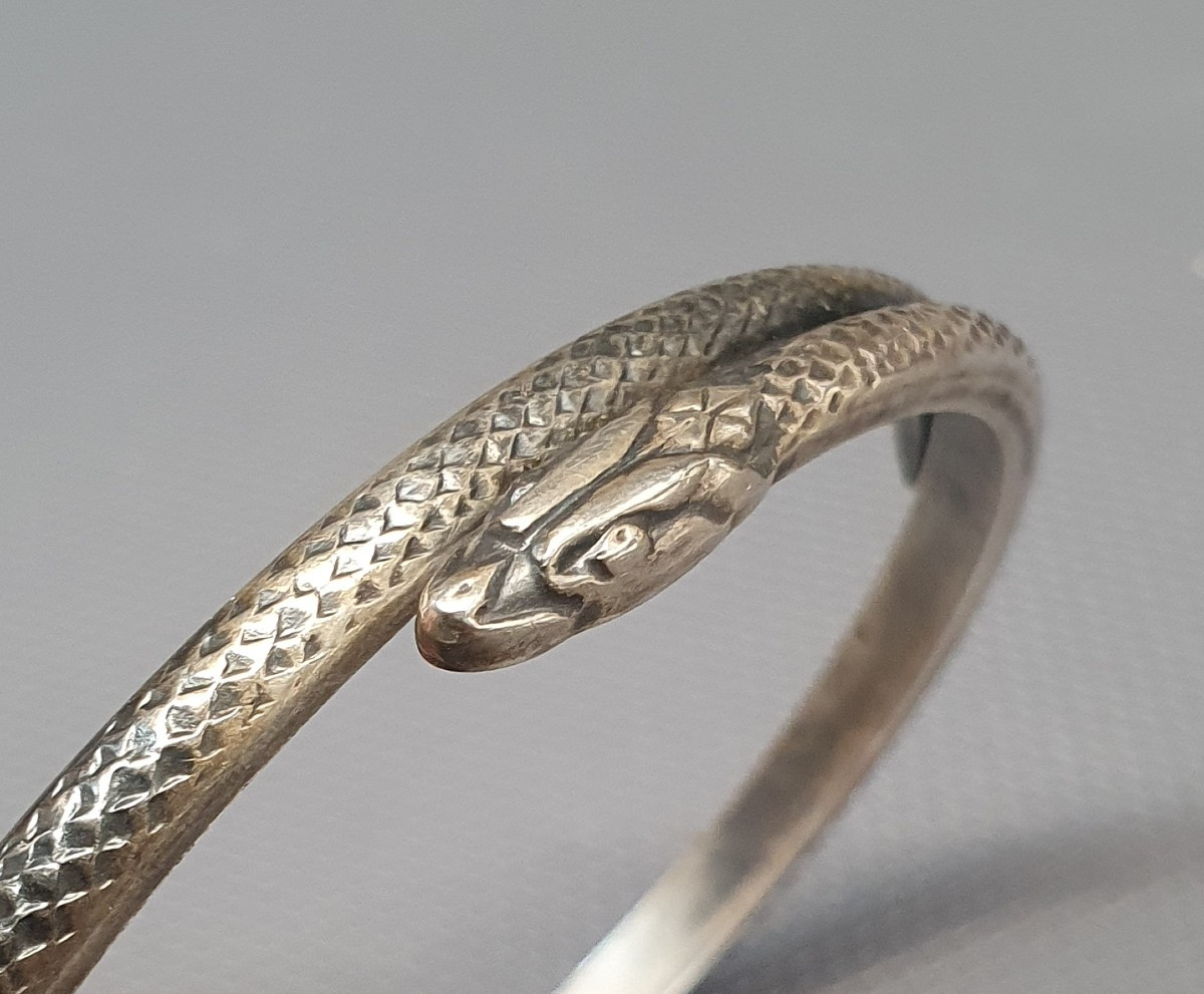 Art Deco Snake Bracelet