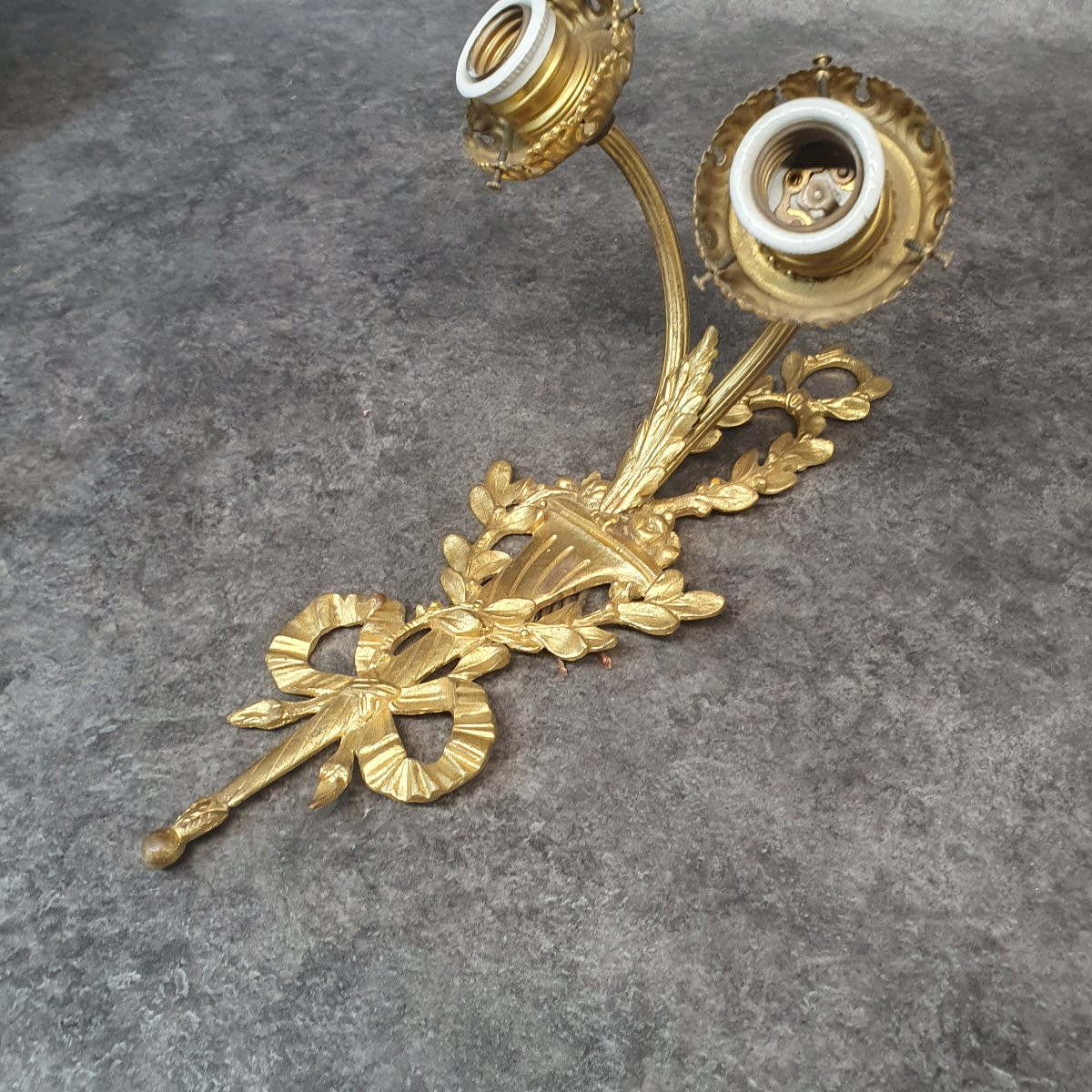 applique double en bronze -photo-3