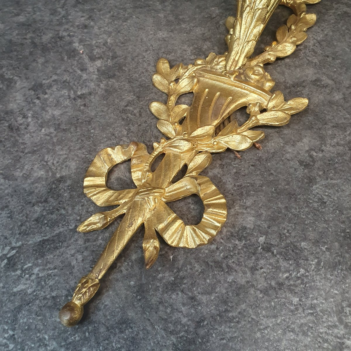 applique double en bronze -photo-4
