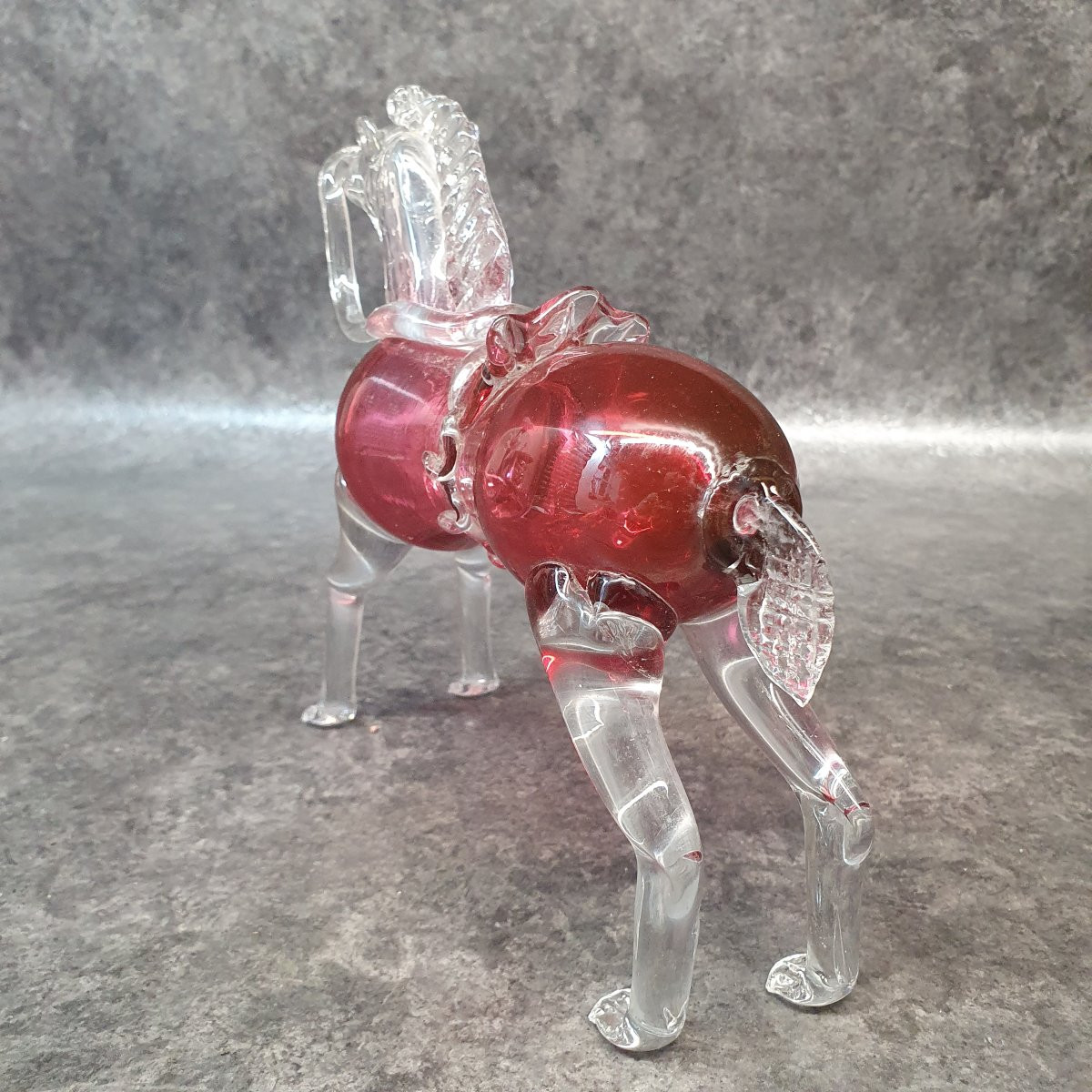 cheval en verre XIX ème -photo-4