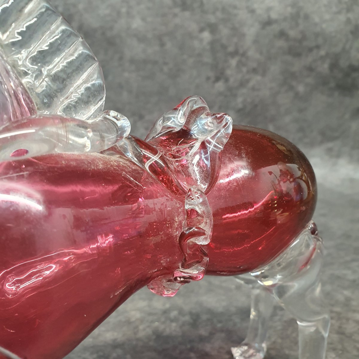 cheval en verre XIX ème -photo-8