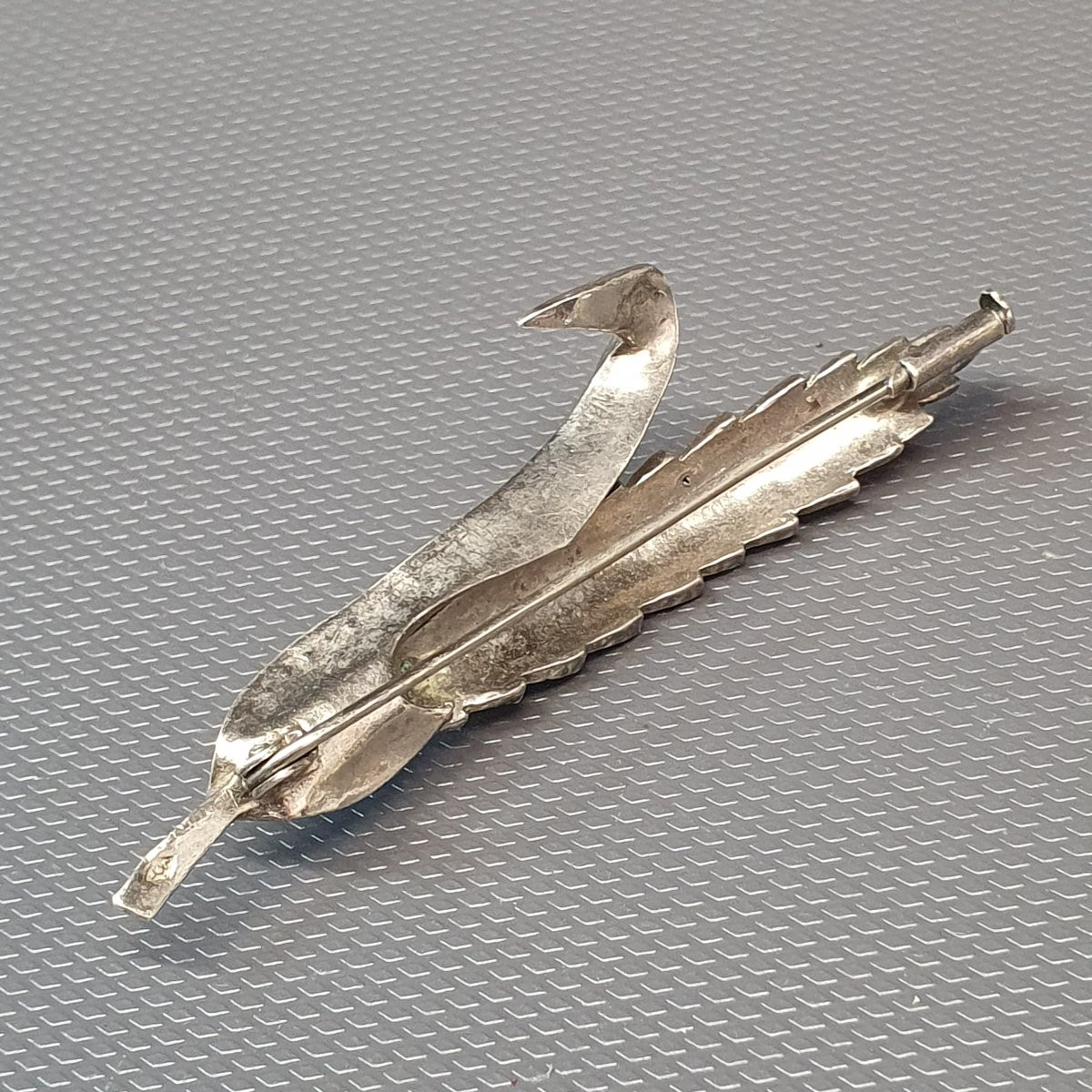 broche en forme d'épis de blé en argent et marcassites-photo-1