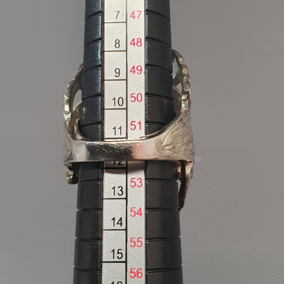 Art Nouveau Silver Insect Ring-photo-1