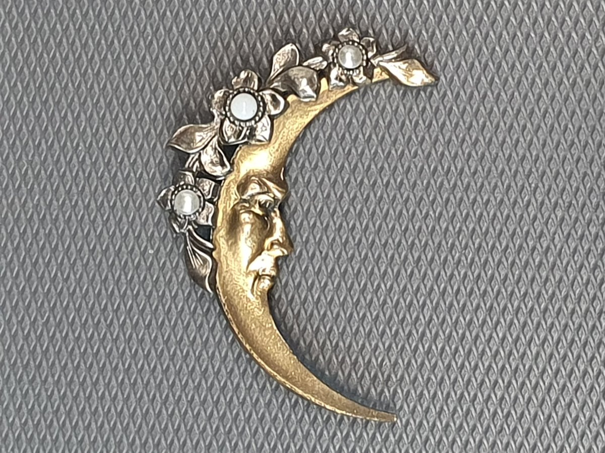Broche Croissant De Lune-photo-2