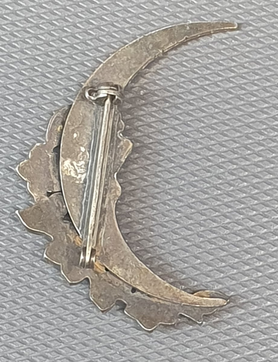 Broche Croissant De Lune-photo-3