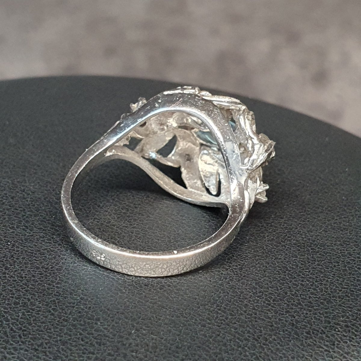 Silver Aquamarine Ring-photo-1