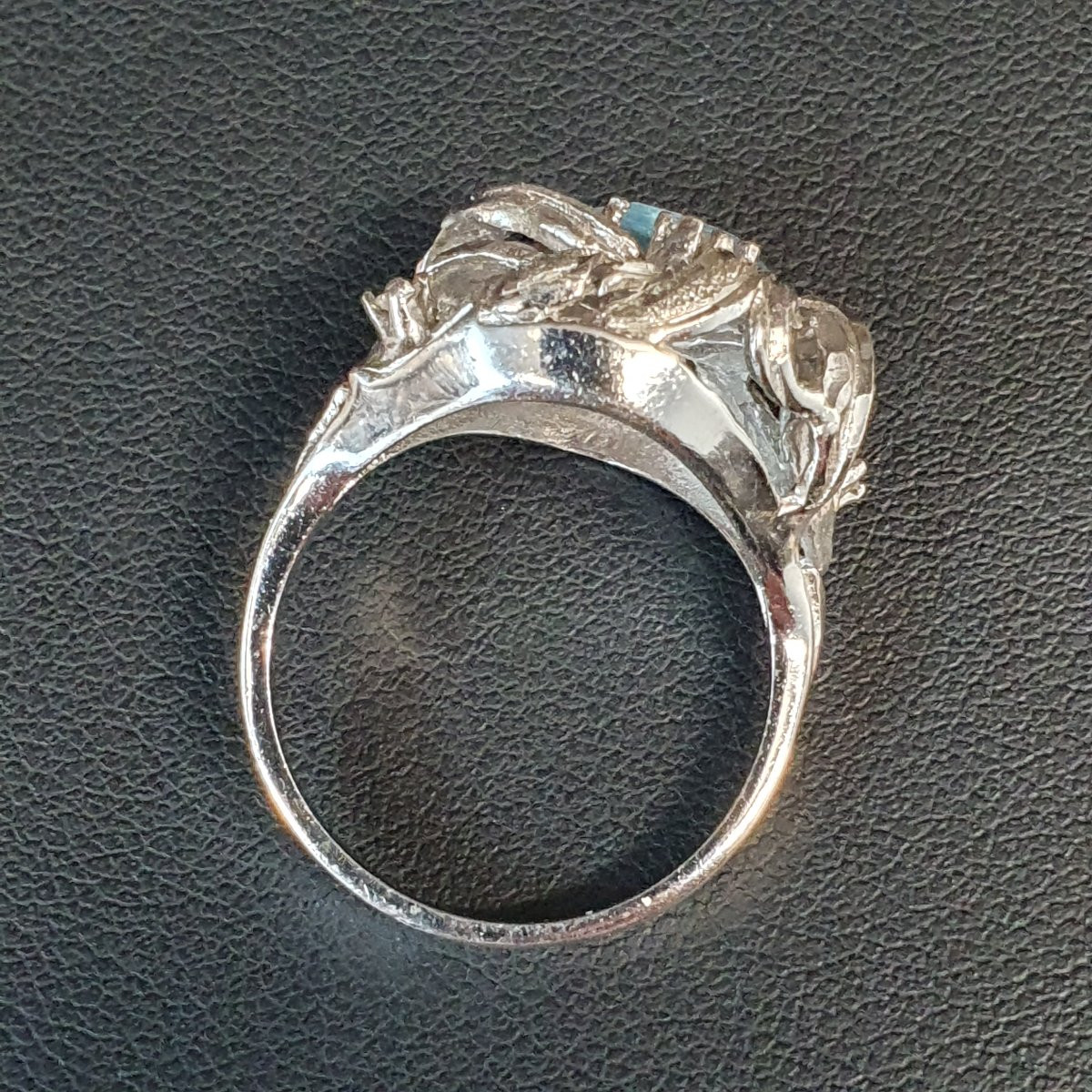 Silver Aquamarine Ring-photo-2