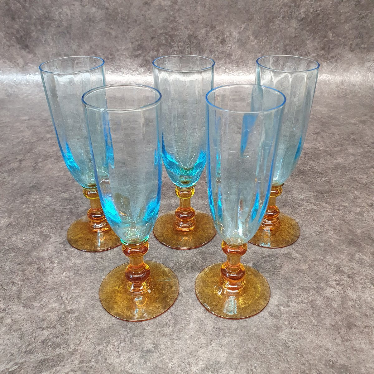 Lot de 5 flutes à champagne Georges Sand-photo-2