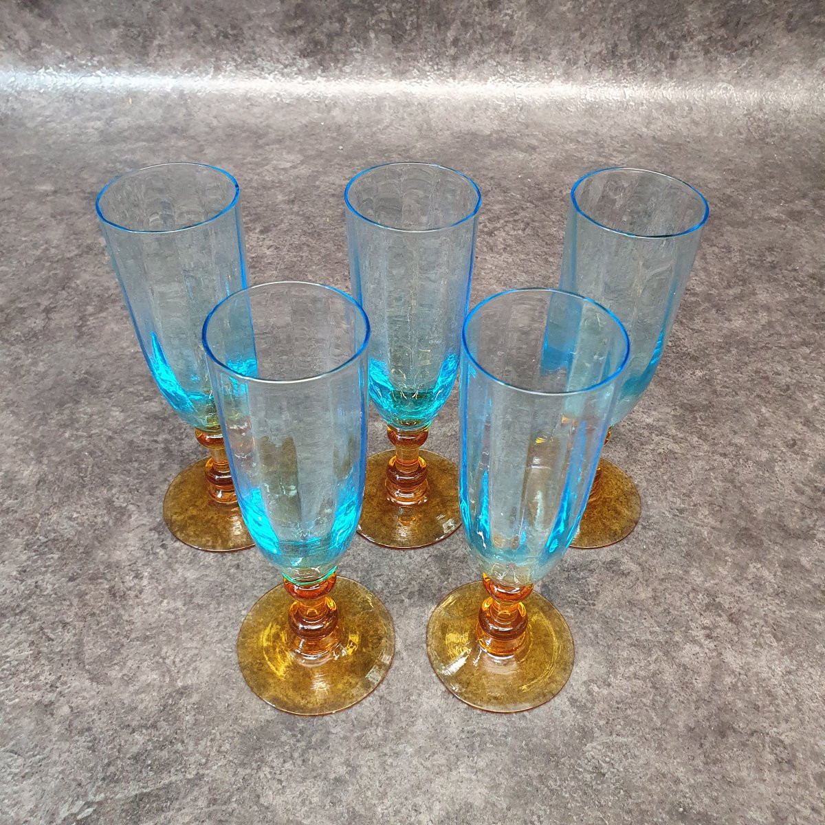 Lot de 5 flutes à champagne Georges Sand-photo-3