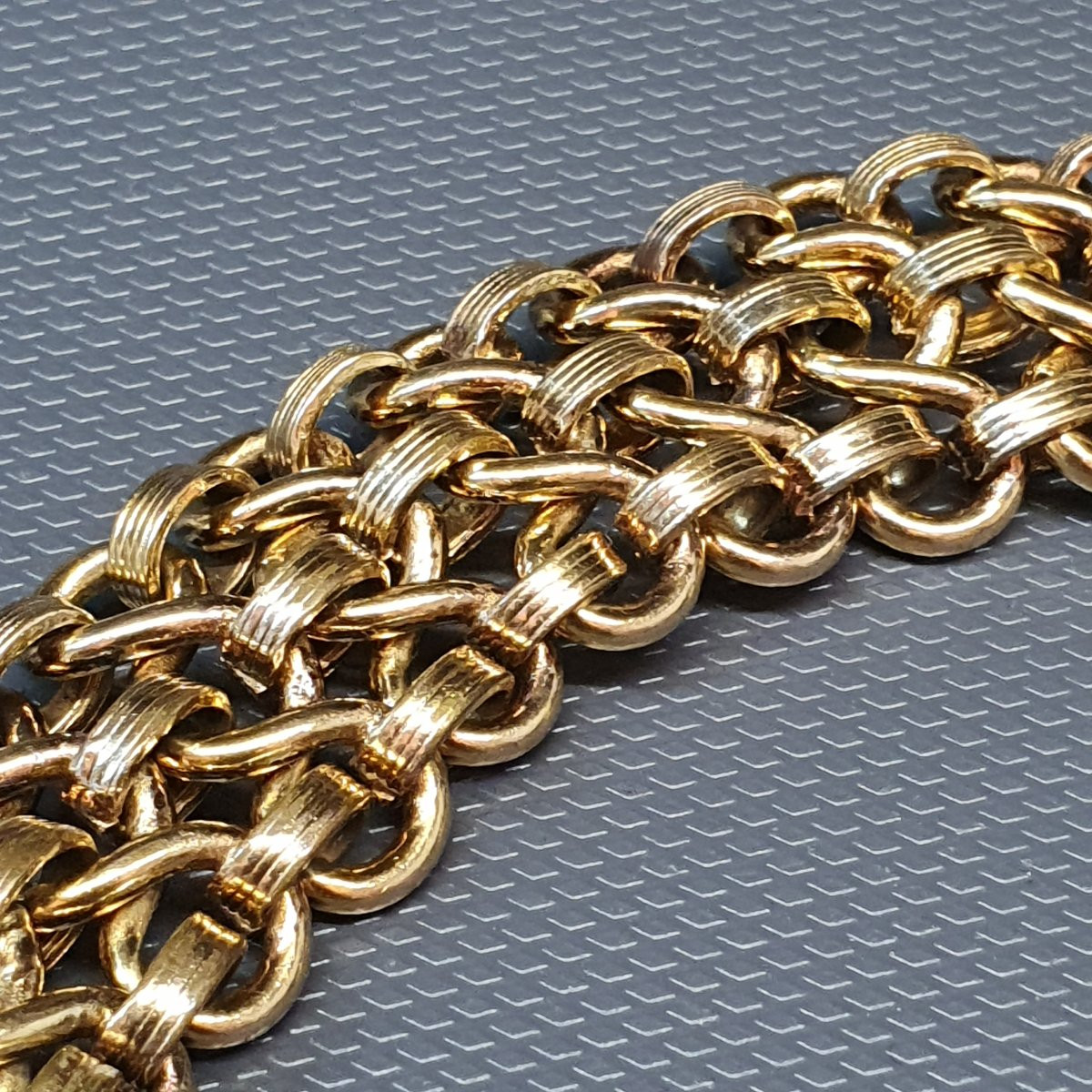 bracelet maille américaine-photo-3