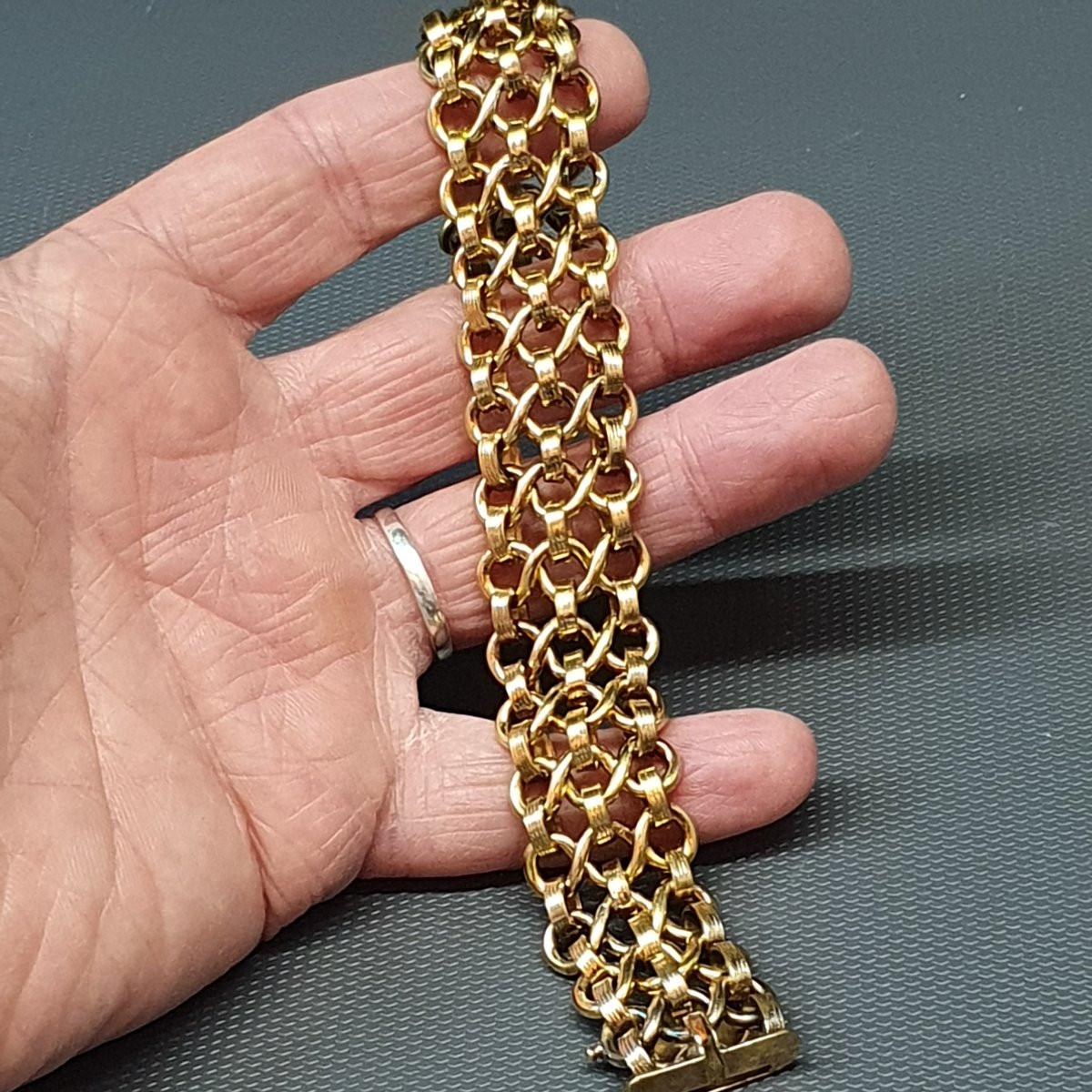 bracelet maille américaine-photo-3