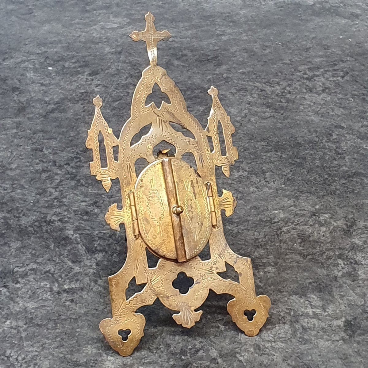 relique à poser christ en porcelaine-photo-3