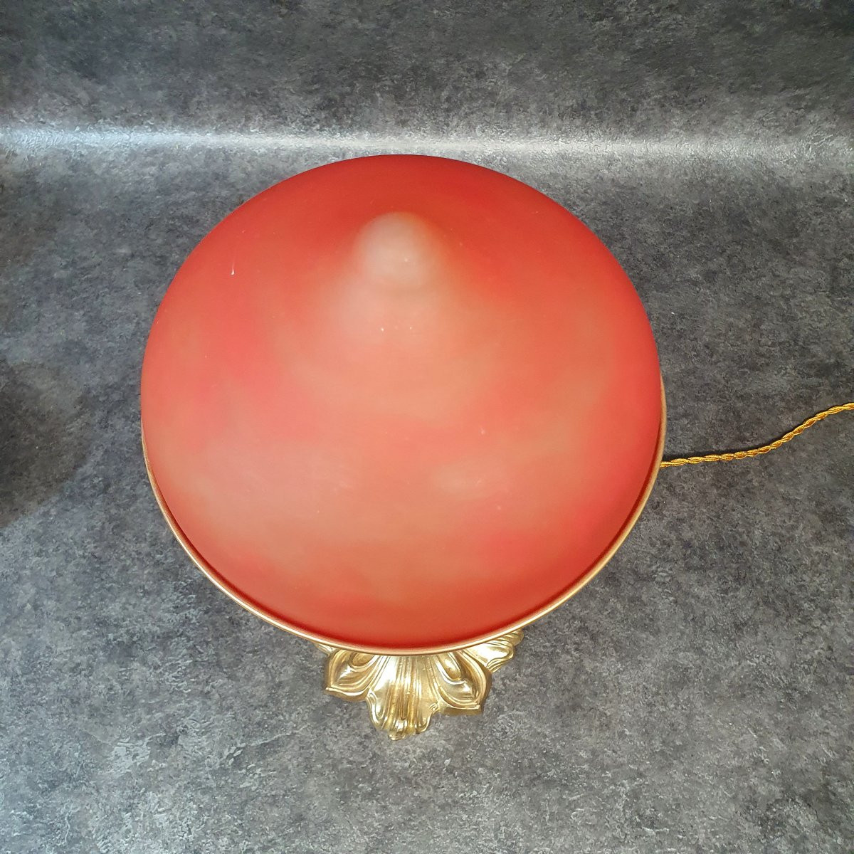 Art Nouveau Bronze Lamp-photo-5