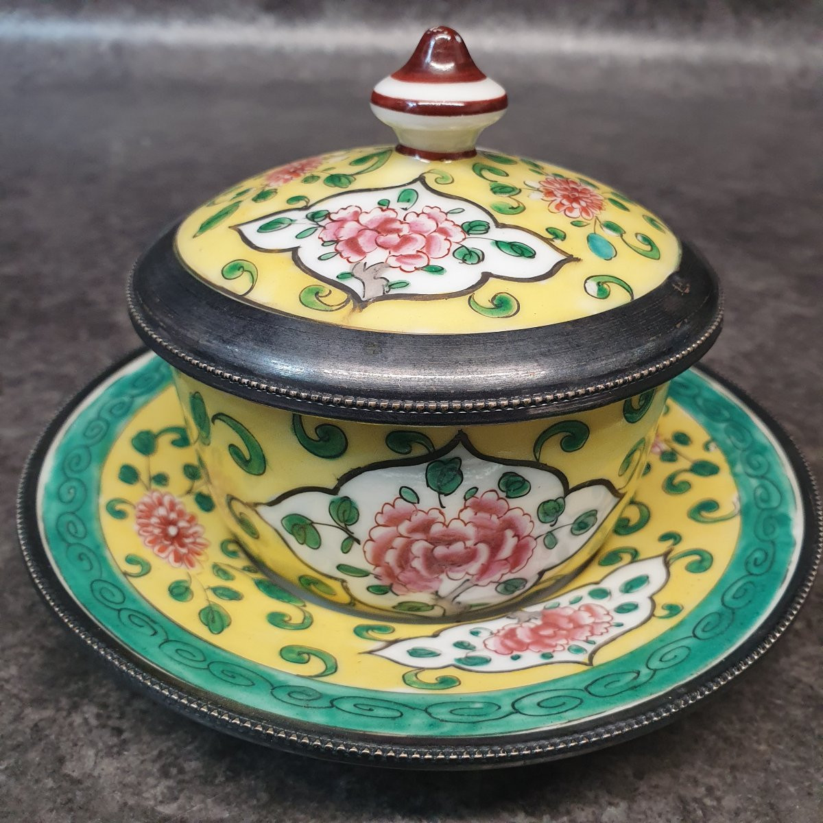 Porcelain Stock Pot + Solid Silver-photo-3