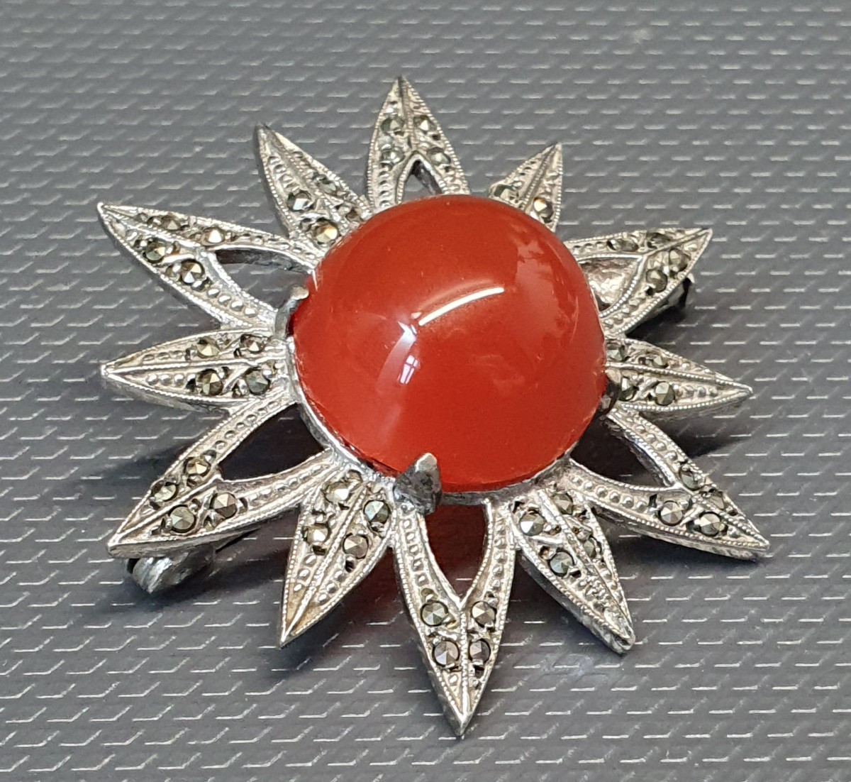 Art Deco Silver Brooch