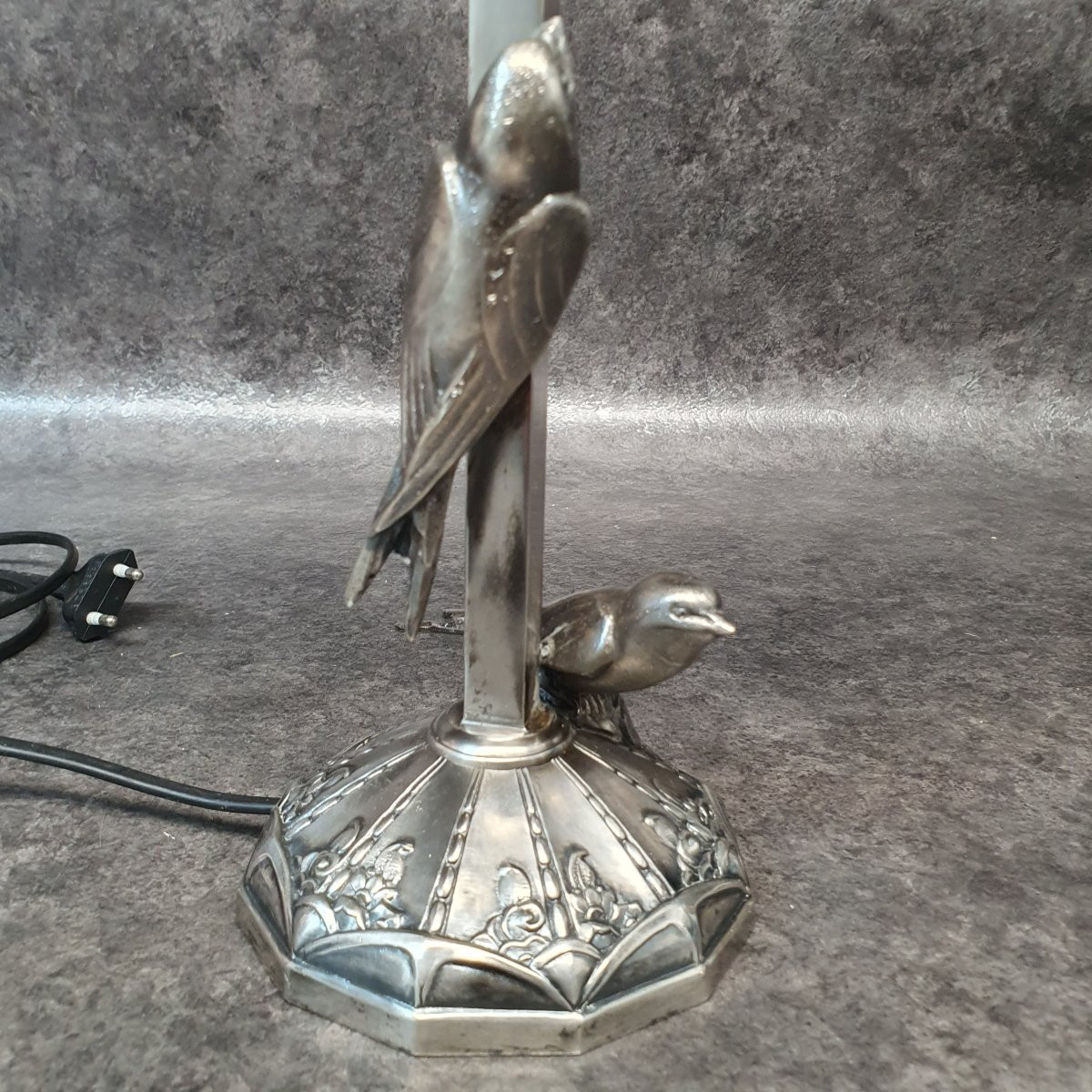Art Deco Bird Lamp-photo-7