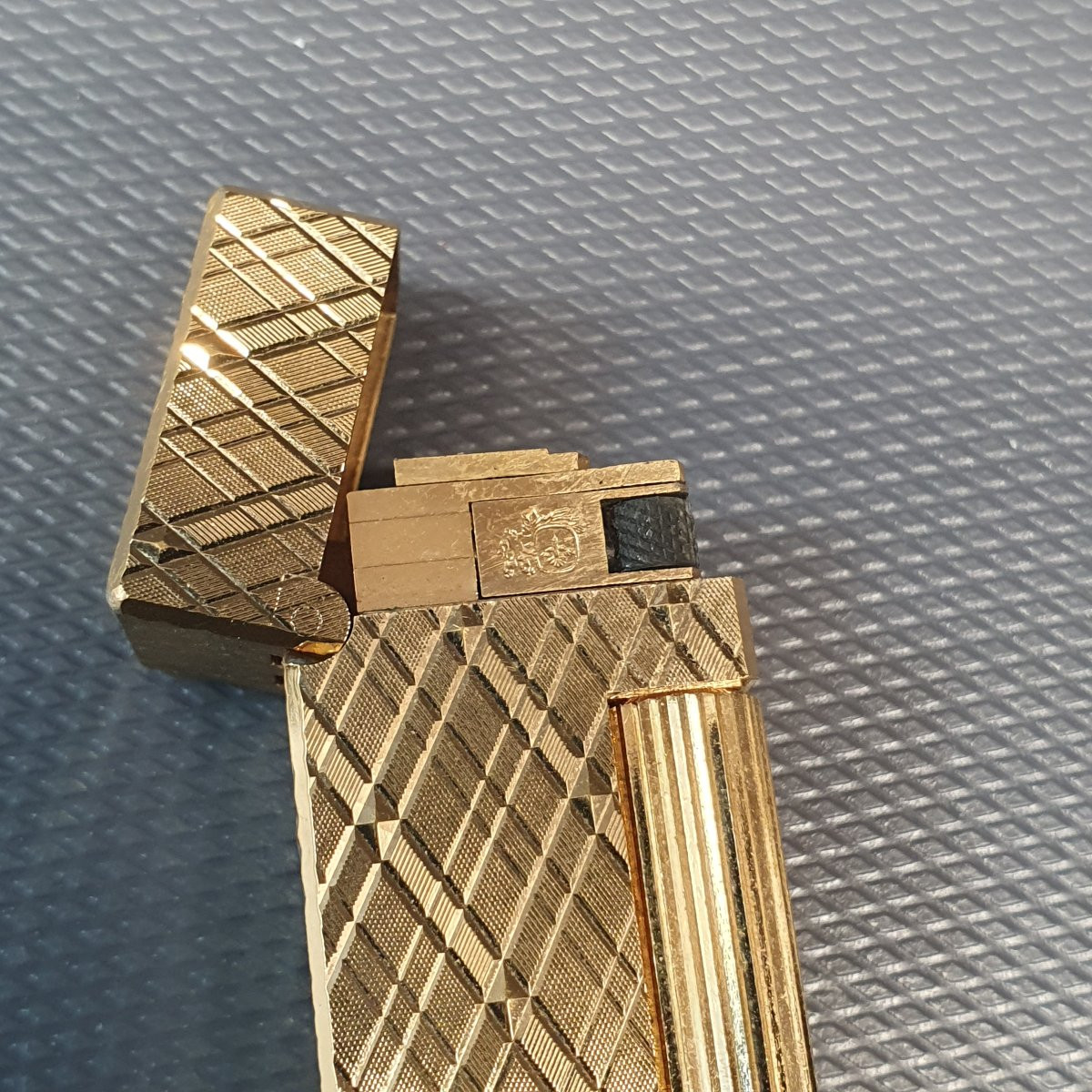 Briquet John Sterling plaqué or-photo-6