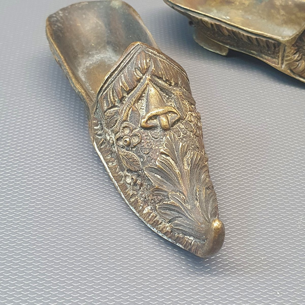 Pair Of Bronze Clogs-photo-3
