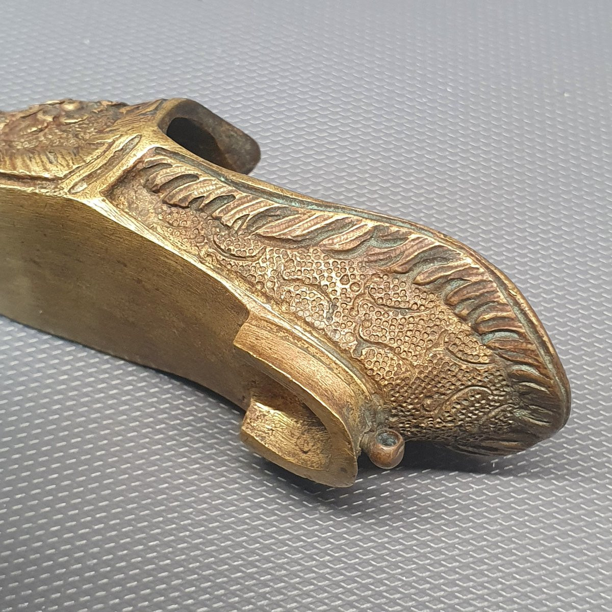 Pair Of Bronze Clogs-photo-2