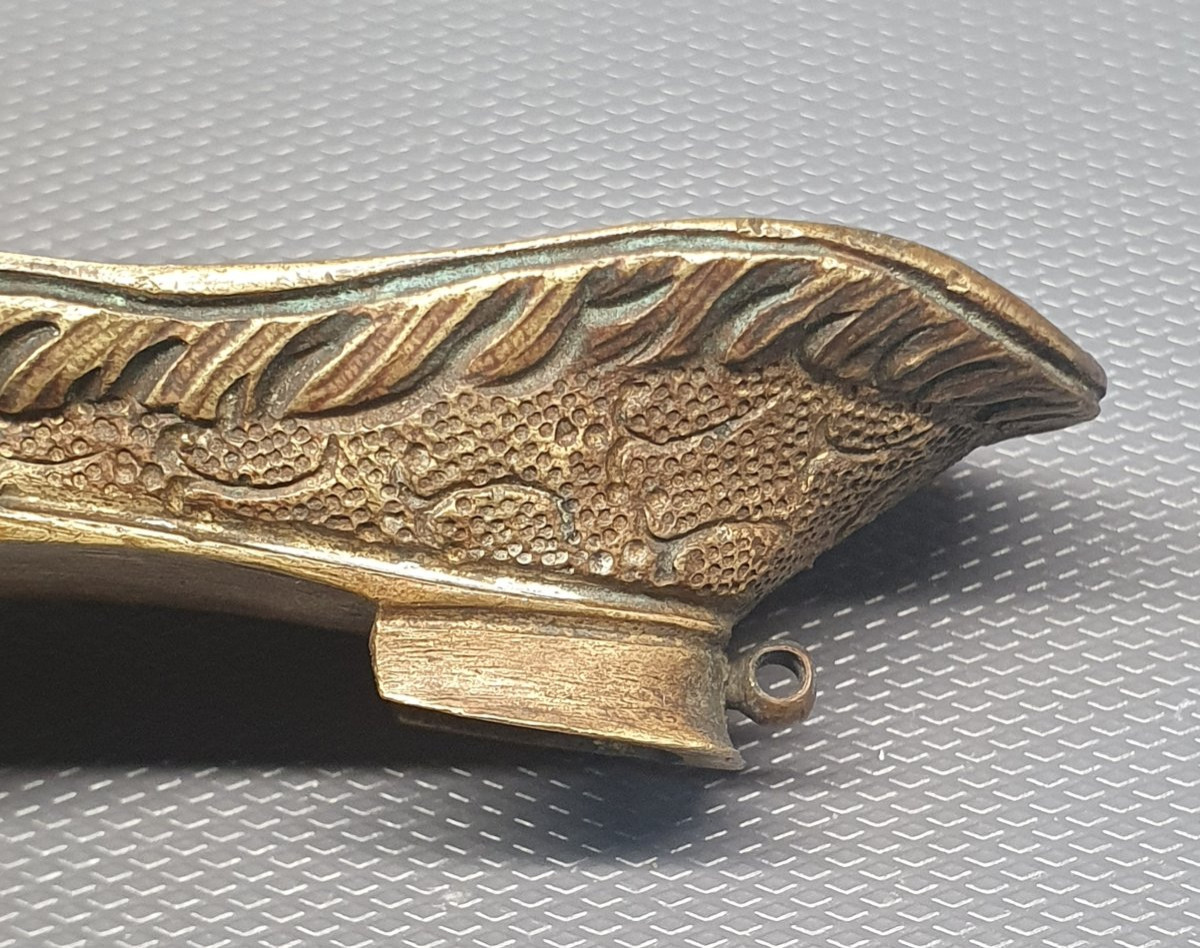 Pair Of Bronze Clogs-photo-3