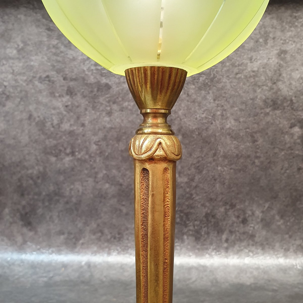 Paire de lampe bronze-photo-2