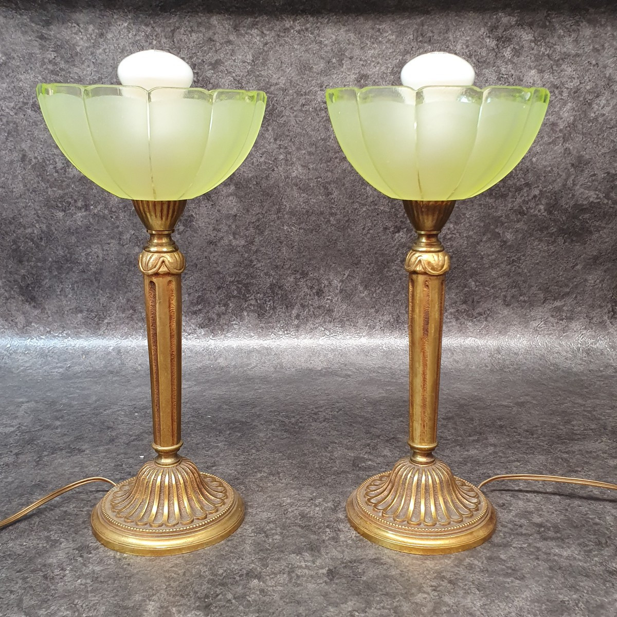 Paire de lampe bronze