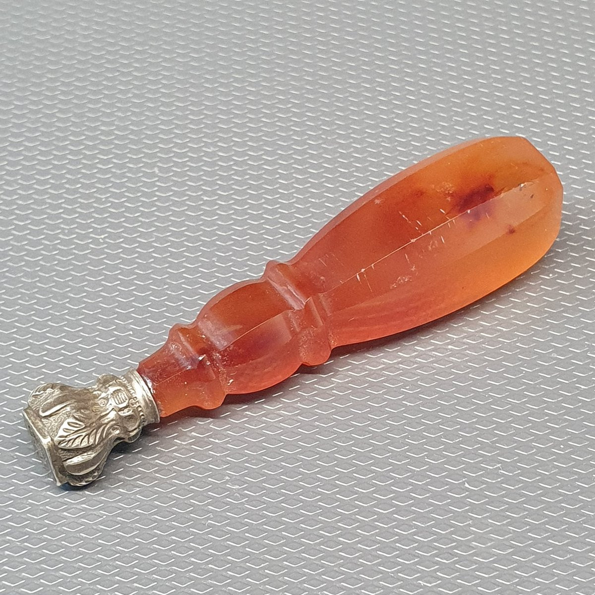 Agate And Silver Seal XIX° Siècle-photo-4