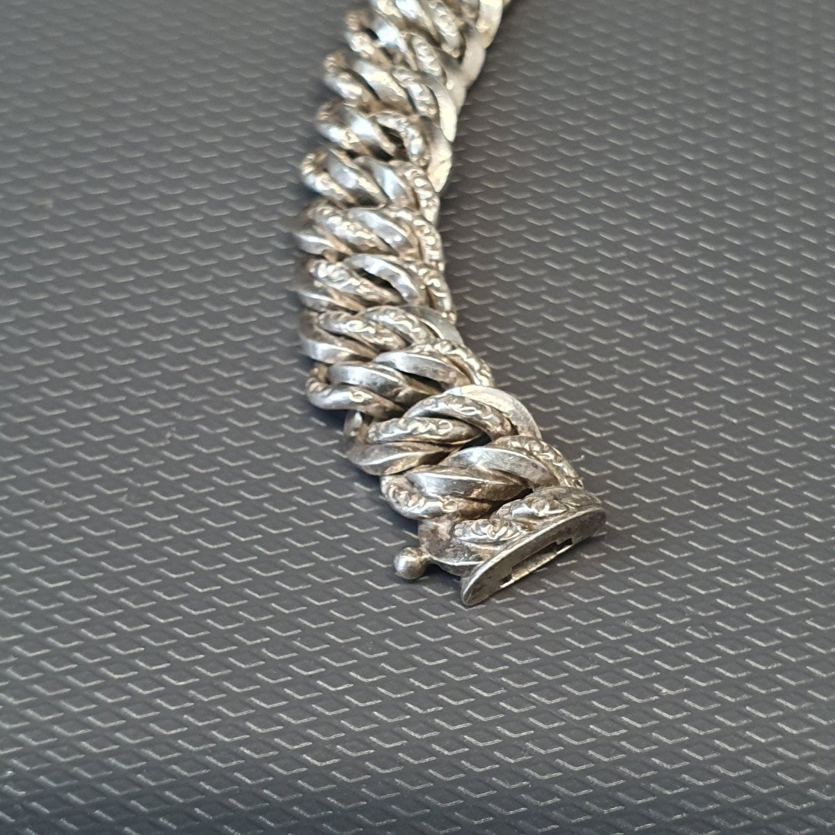 American Silver Mesh Bracelet-photo-2