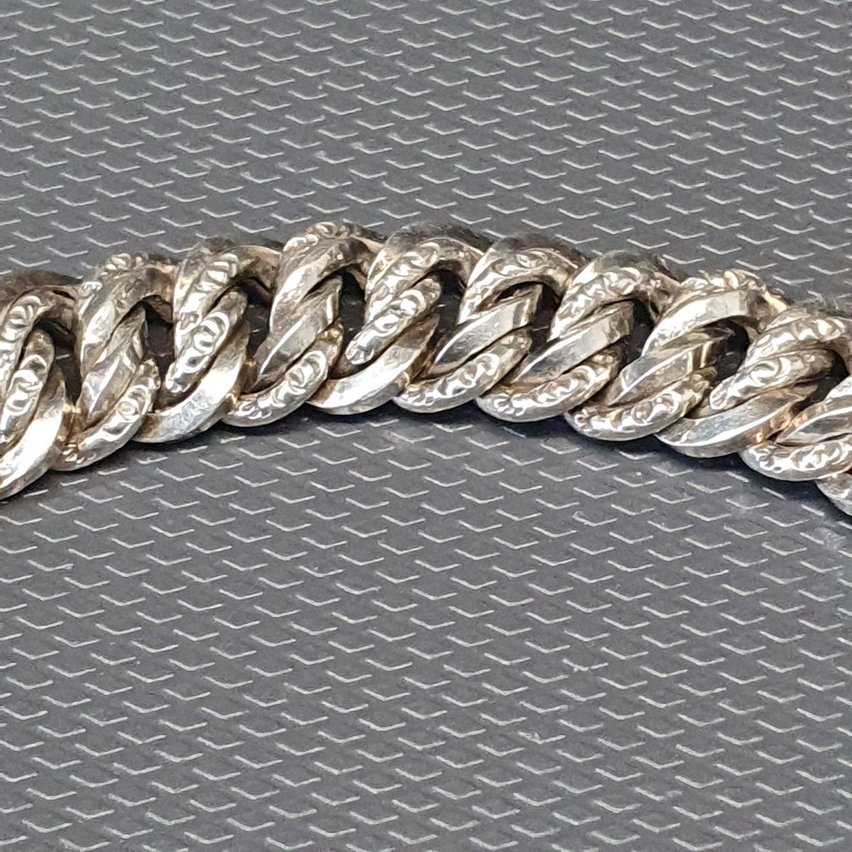 American Silver Mesh Bracelet-photo-3
