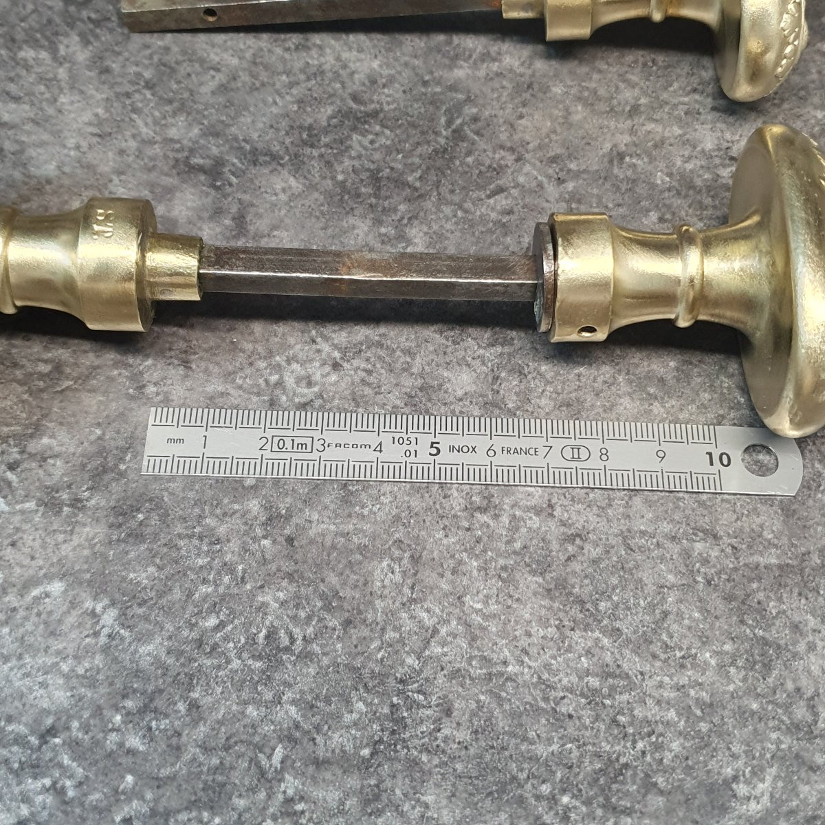 3 Solid Bronze Lion-head Door Handles-photo-5