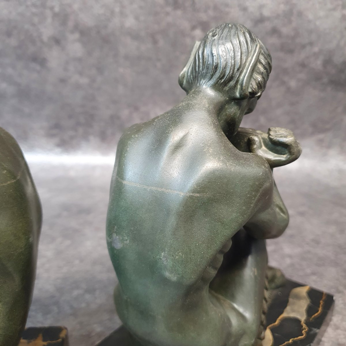 Pair Of Devil Faun Bookends-photo-5