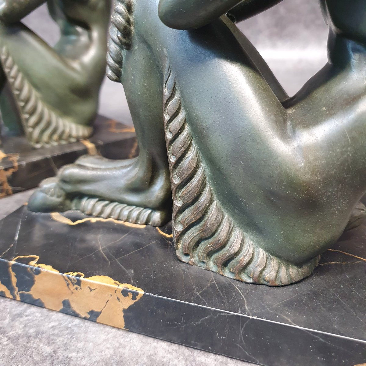 Pair Of Devil Faun Bookends-photo-7