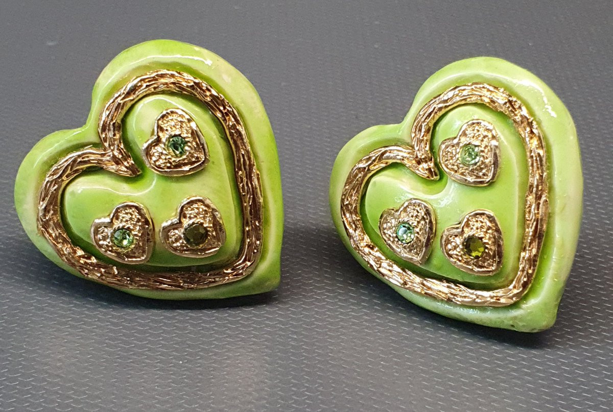  Paire de Boucle d'oreille Jacky de G-photo-2