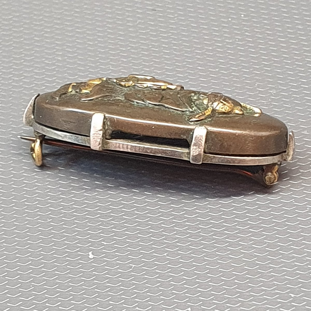 Broche Kachira épée japon signée-photo-5