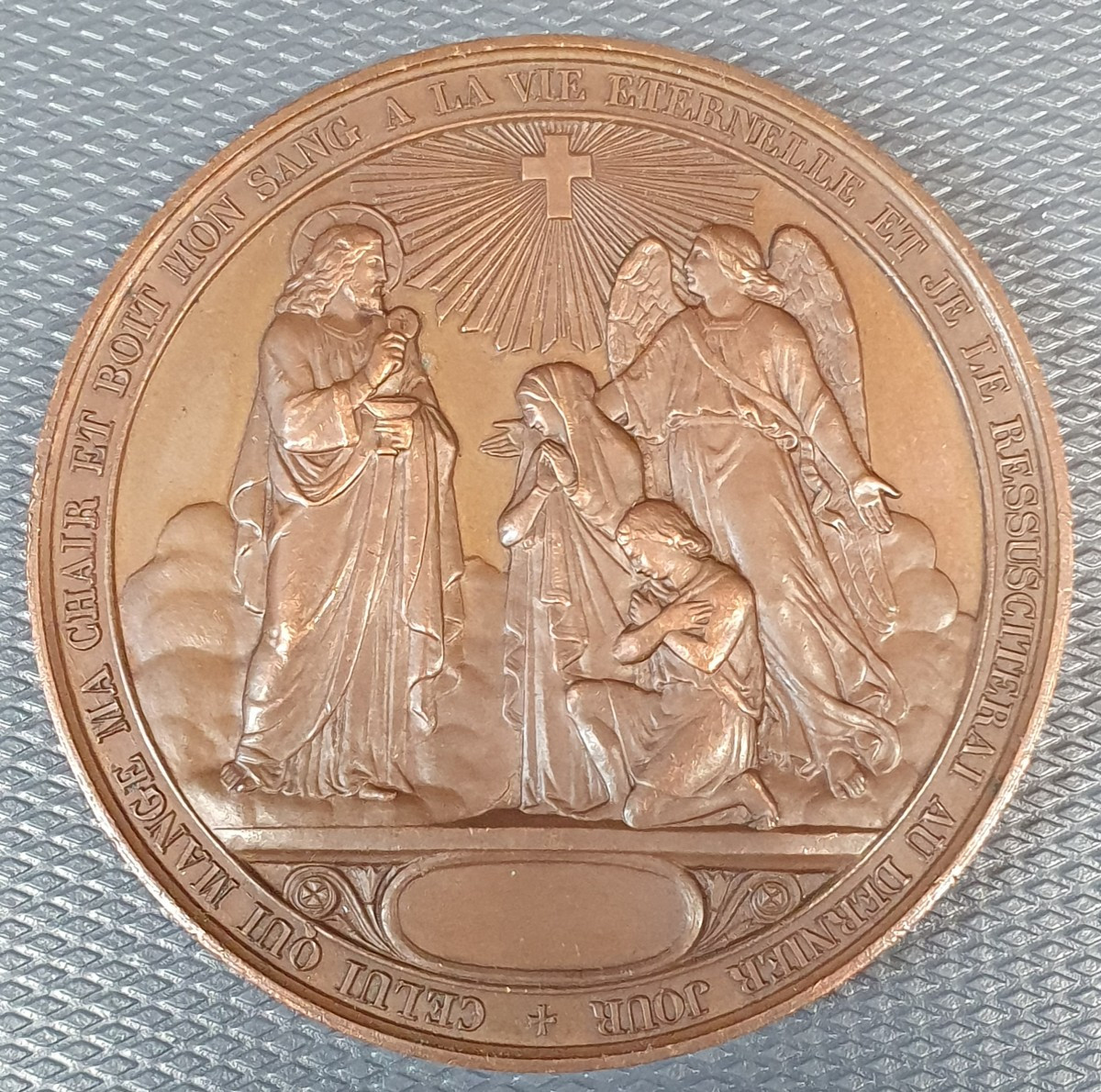 Religious Medal A Borrel 1862