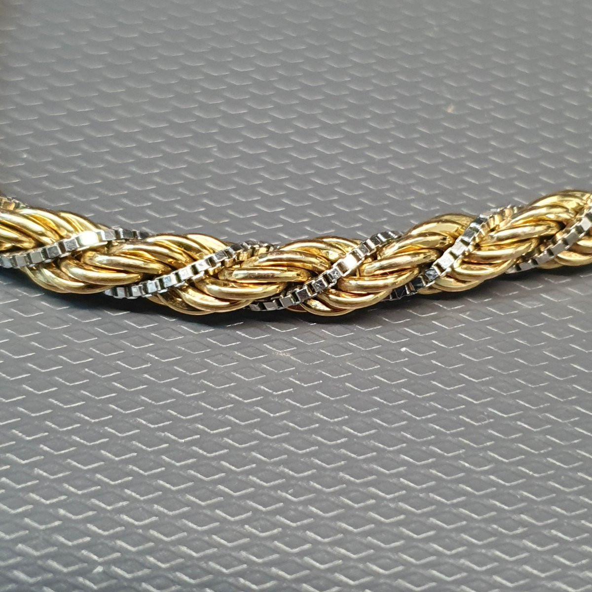 bracelet 2 tons torsadé-photo-2