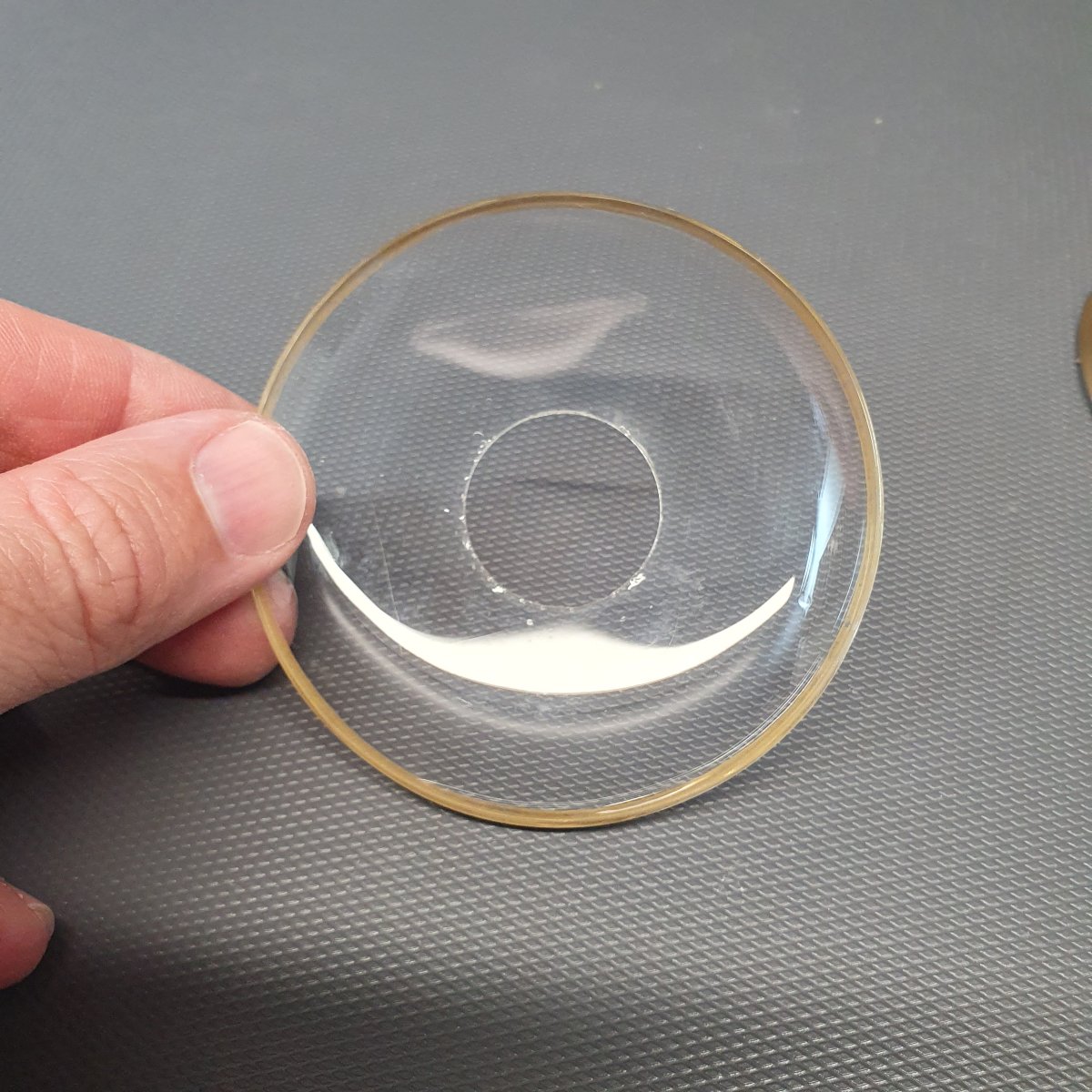 Paire de bobèche en cristal pour bougeoir Baccarat-photo-2