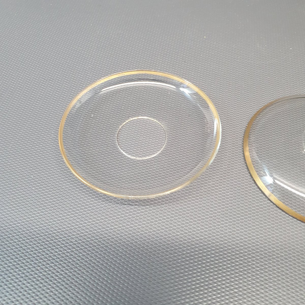 Paire de bobèche en cristal pour bougeoir Baccarat-photo-6