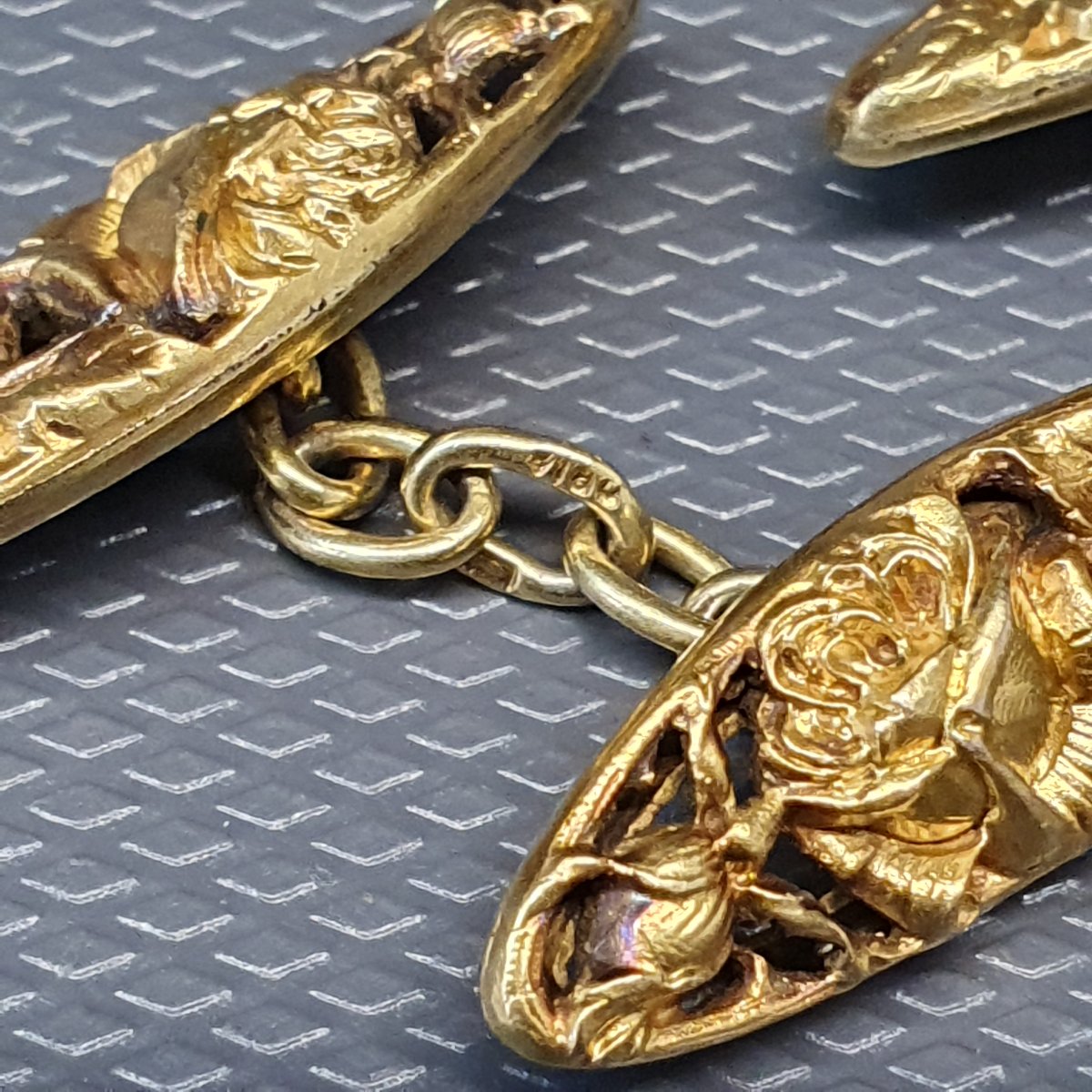 Pair Of Oria Art Nouveau Cufflinks-photo-3
