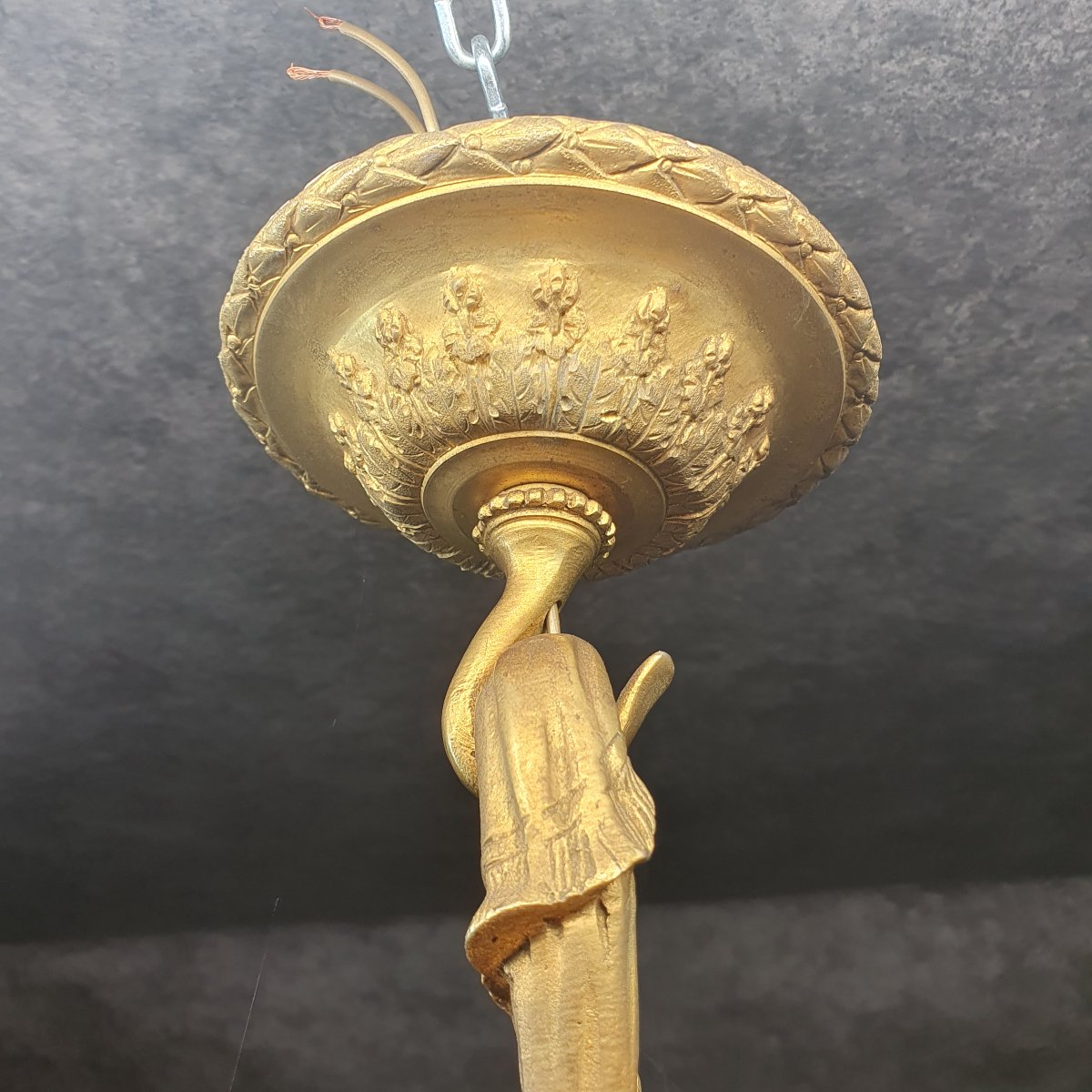 Bronze Angel Chandelier-photo-2