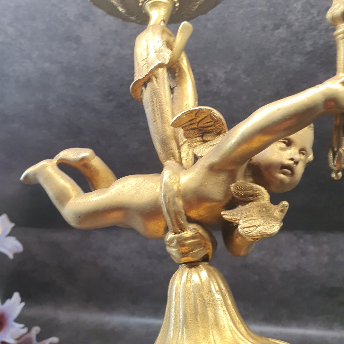 Bronze Angel Chandelier-photo-3