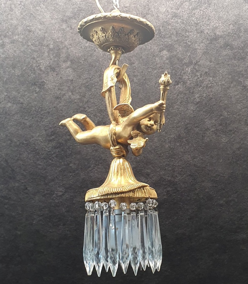 Bronze Angel Chandelier