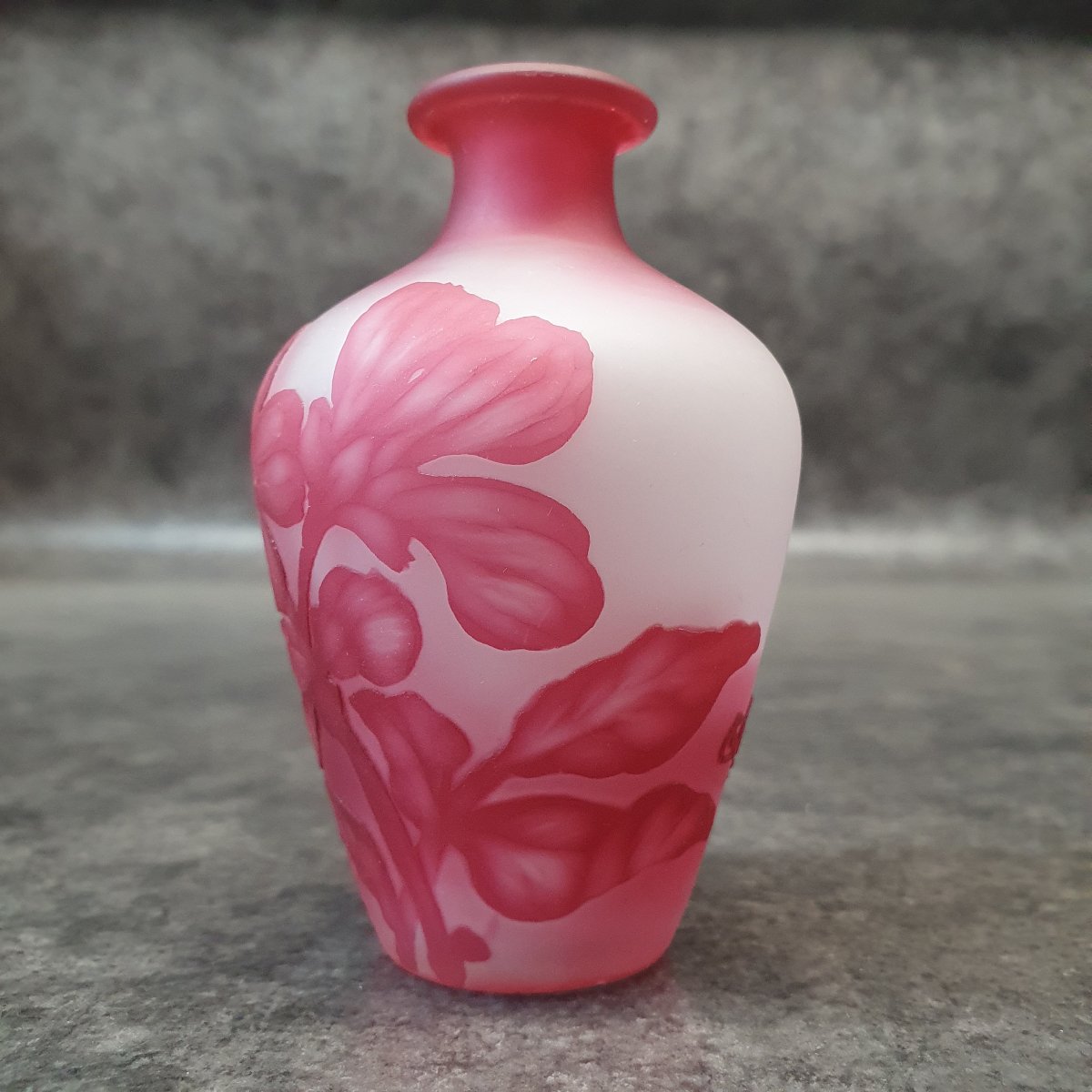 vase pate de verre 1900 Vessière Nancy-photo-2