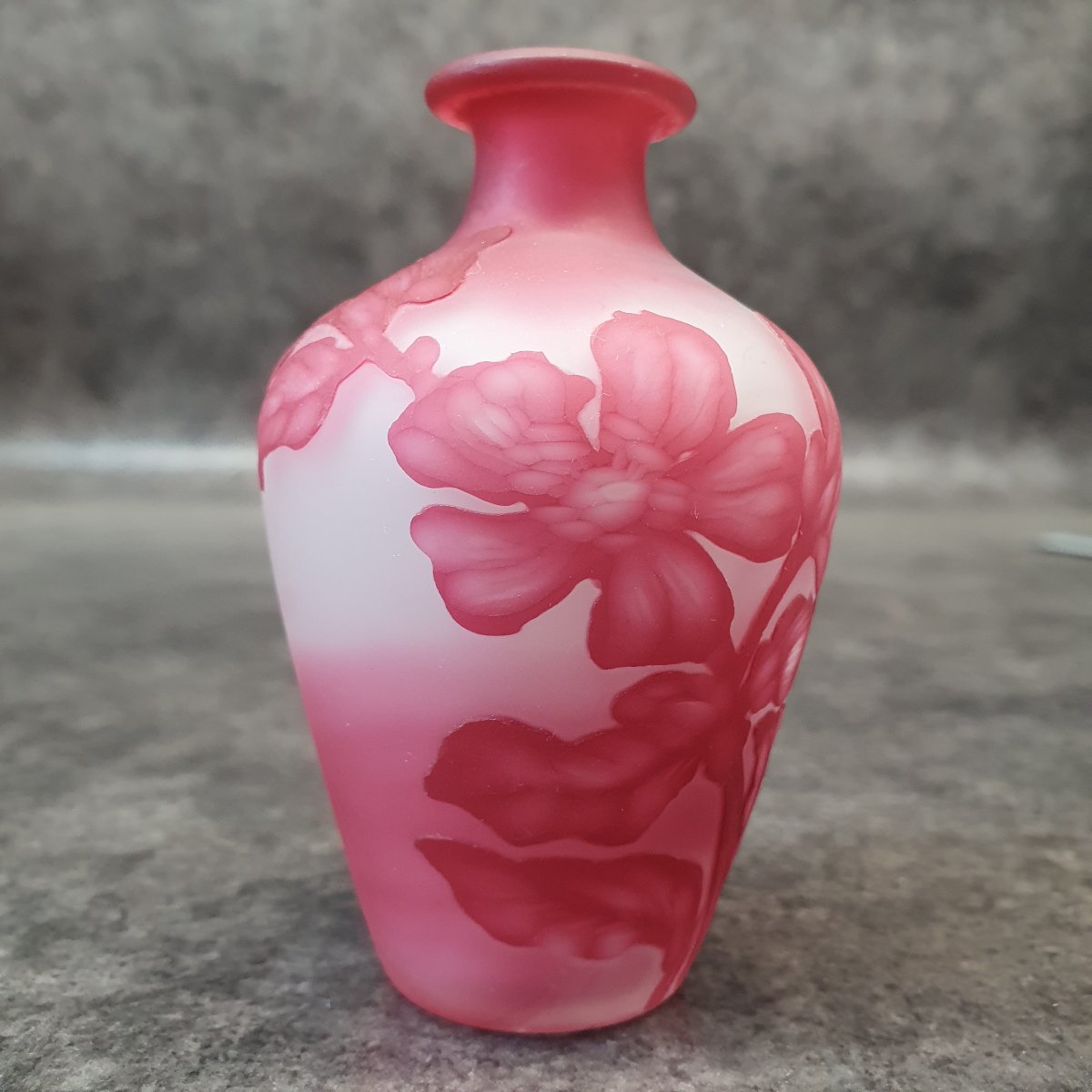 vase pate de verre 1900 Vessière Nancy-photo-3